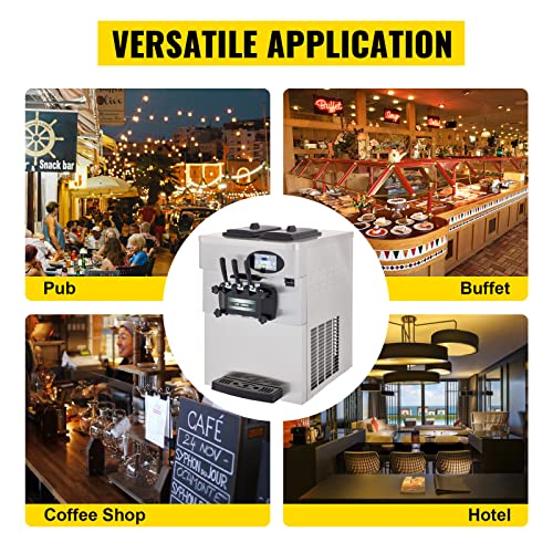 Commercial Soft Ice Cream Machine 3 Flavors B669128