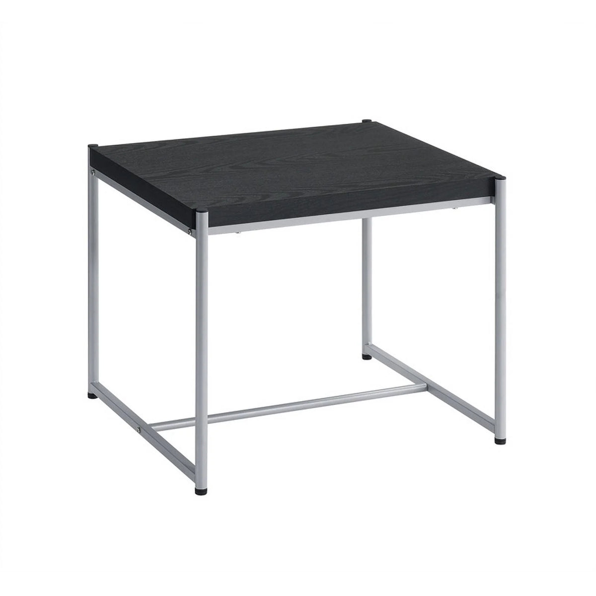 3 Piece Black Engineered Wood Coffee and End Table Set D394087