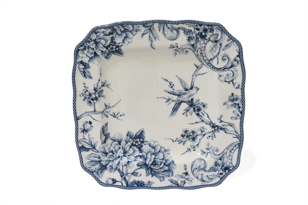 16-piece Porcelain Dinnerware Set, Blue Toile B612989
