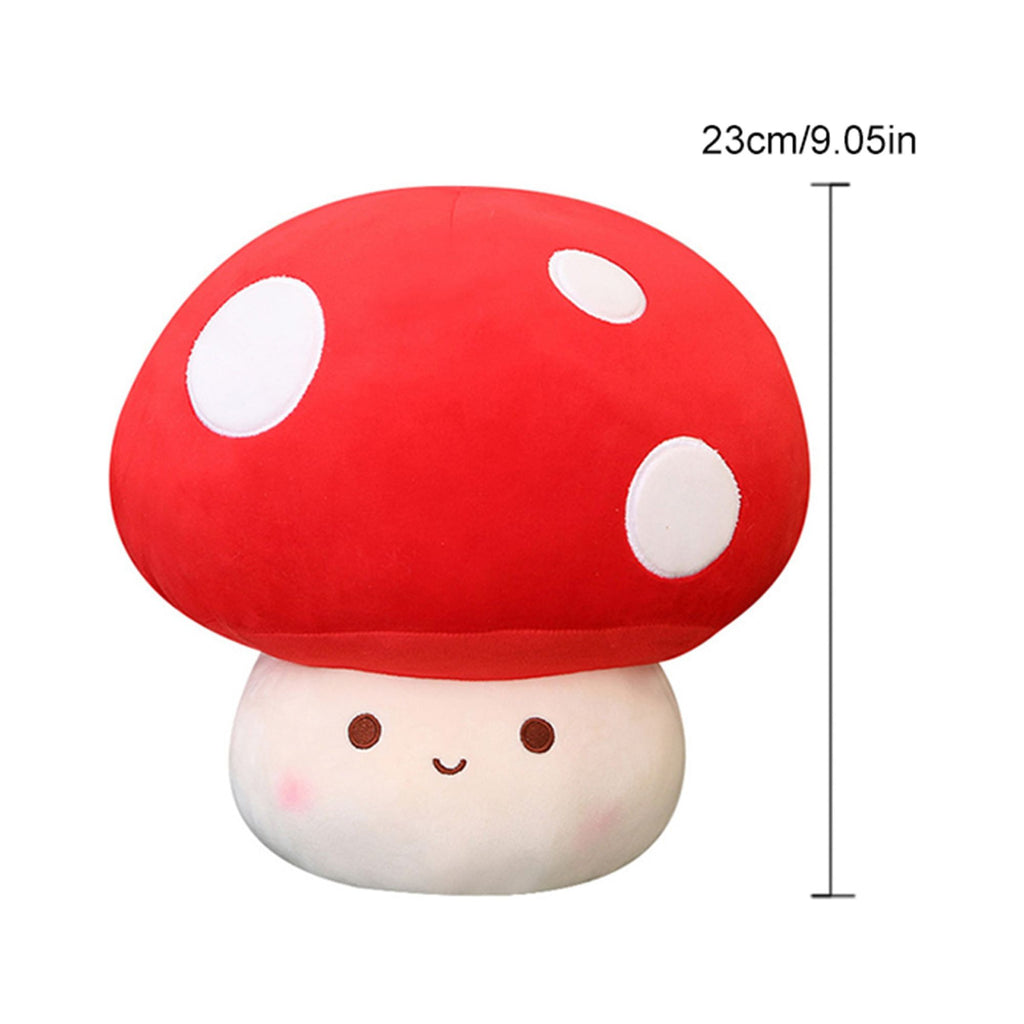 Mushroom Shaped Plush Toy Reversible Soft Stuffed Doll Z854076