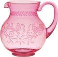 Pink Plastic Floral Pitcher - 2.9 Qt (1 Pc.) L248235