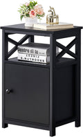 Brown Storage Cabinet and Drawer Nightstand J529123