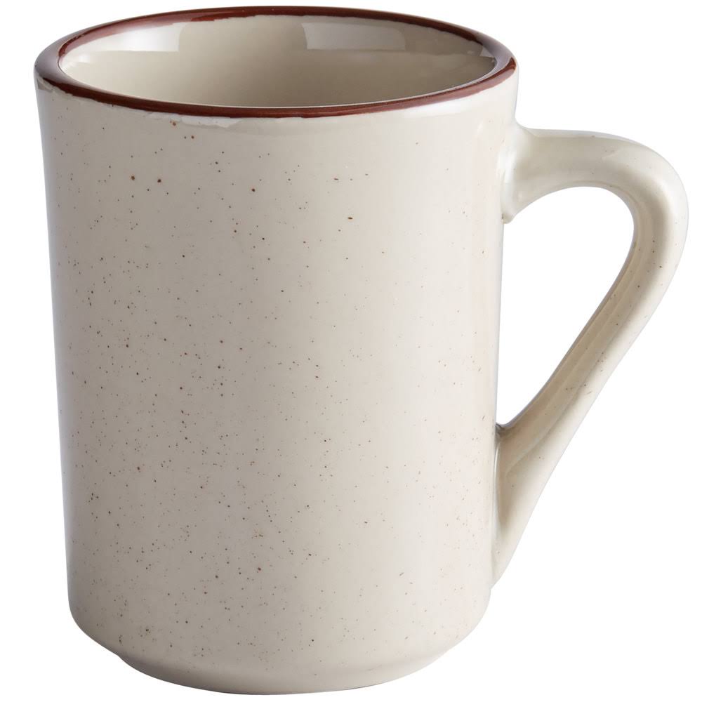 Brown Speckled Stoneware Mug, 8-Ounce, Box of 36 B830