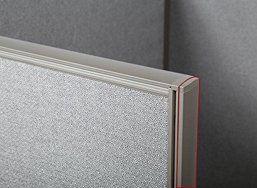 End Bar 4ft 48" H Fabric Glass Panels Room Divider X318588