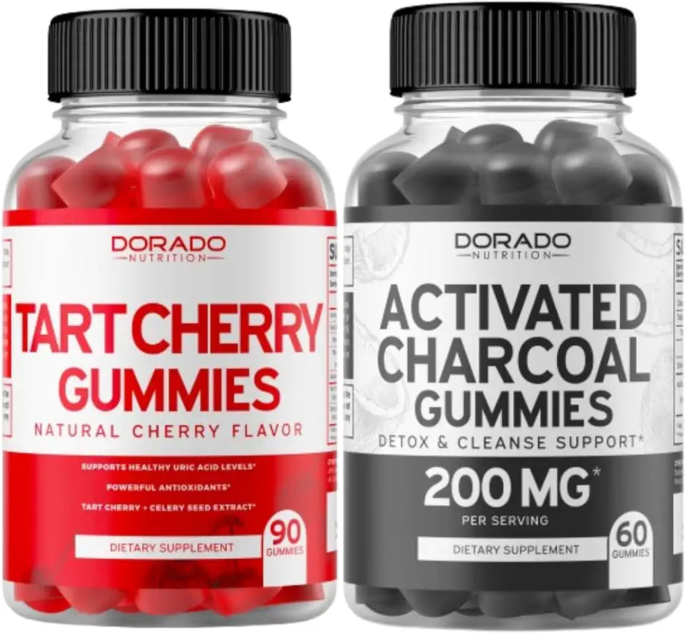Tart Cherry Celery Seed and Activated Charcoal Gummies A604292