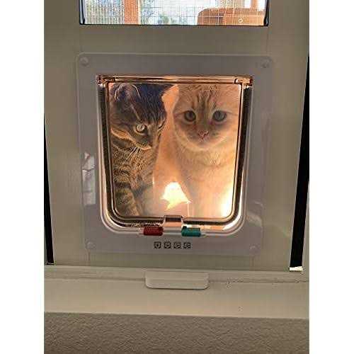 Cat Door for Horizontal Sliding Windows N29988