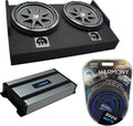 Compatible with Ford F-150 Super Cab 2015-UP Amplifier and Dual 10 Sub Box Enclosure K66891