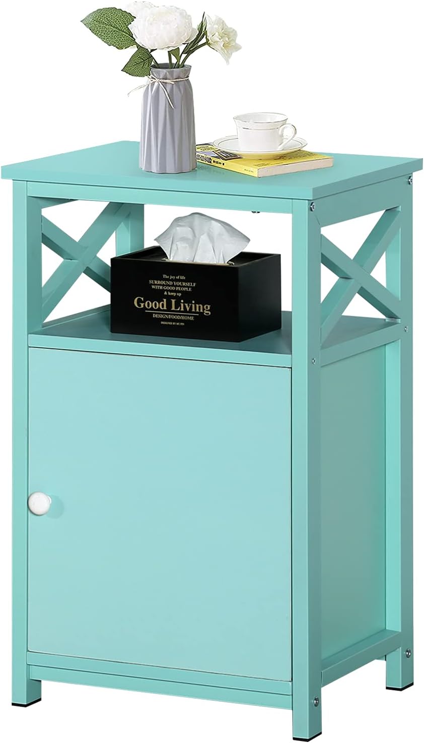 Brown Storage Cabinet and Drawer Nightstand J529123