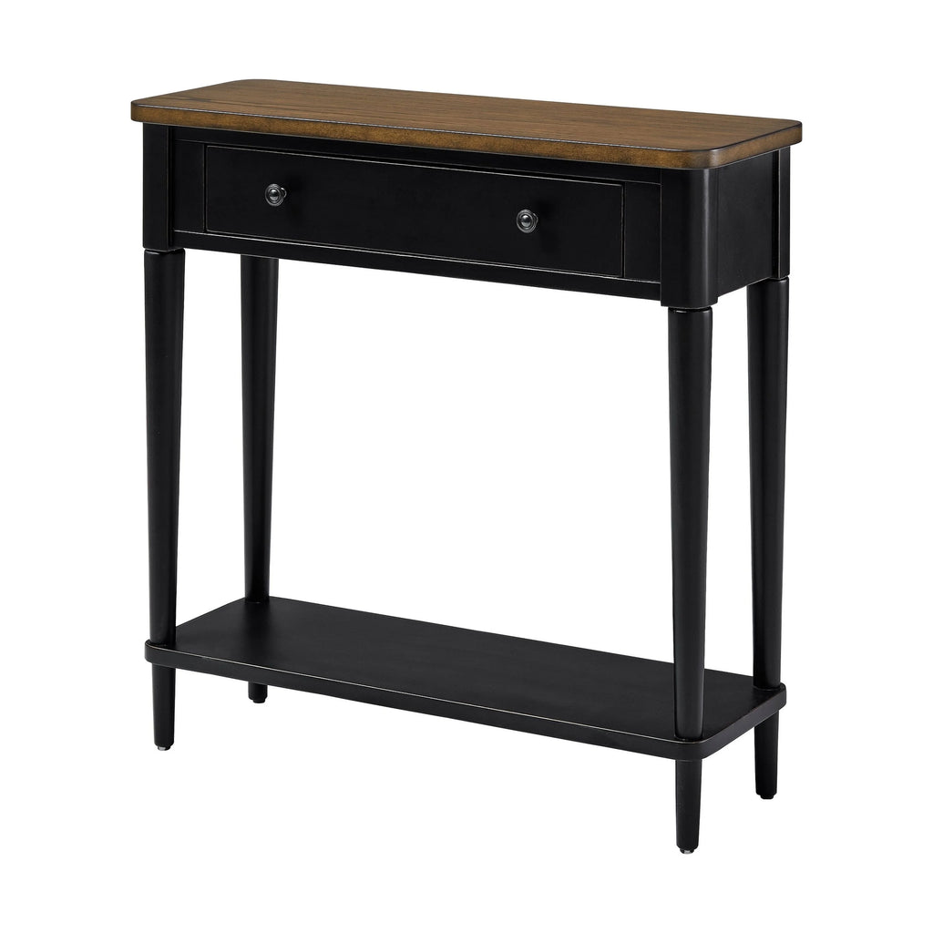 Solid Wood Console Table with Drawer and Shelf P101