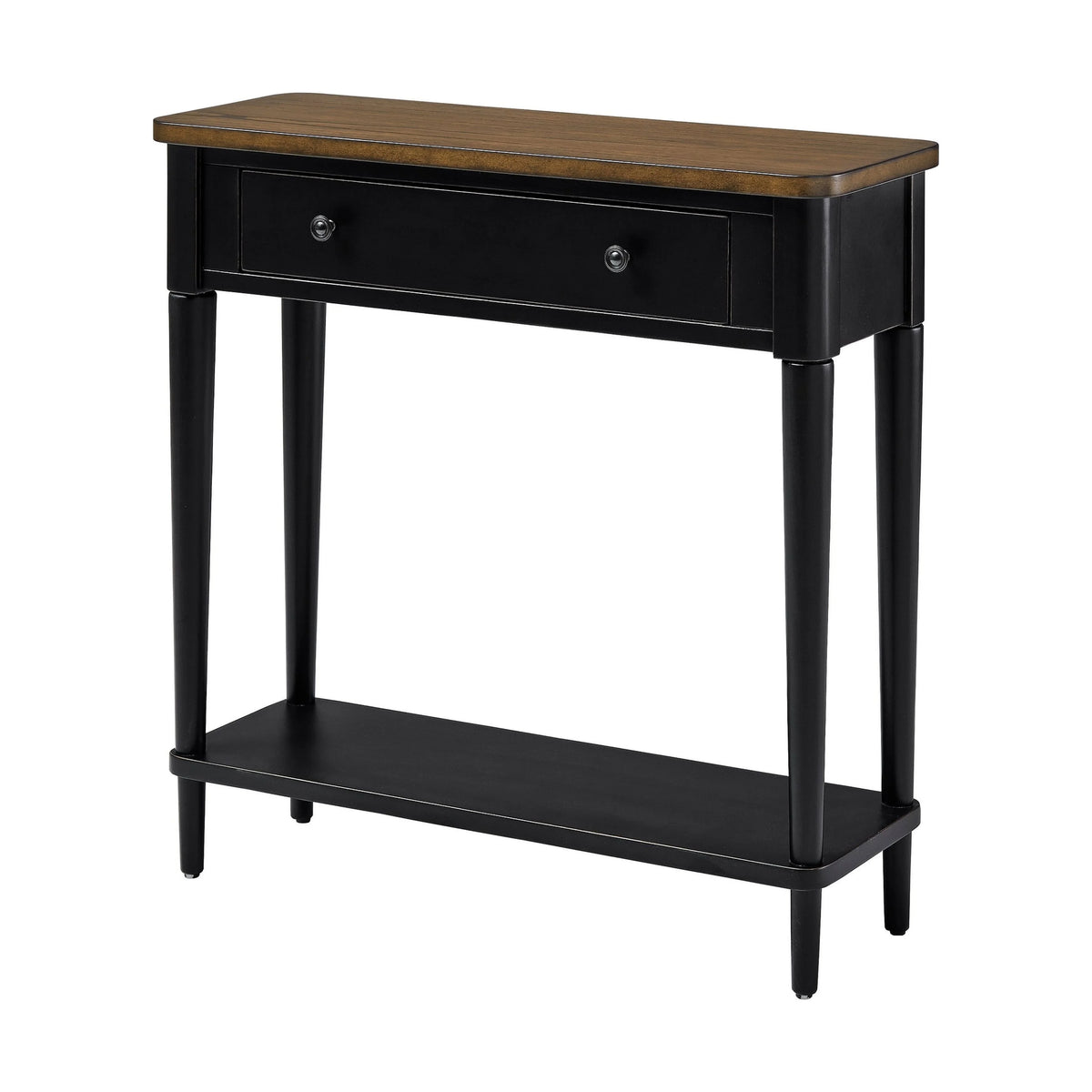 Solid Wood Console Table with Drawer and Shelf P101