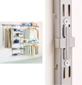 Titanium Wire Shelving Kit with Expandable Shelving and Telescoping Rods S883331
