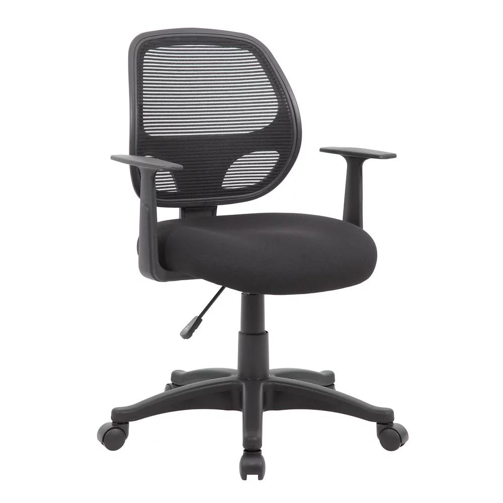 Black Mesh Task Chair with Lumbar Support Y7134