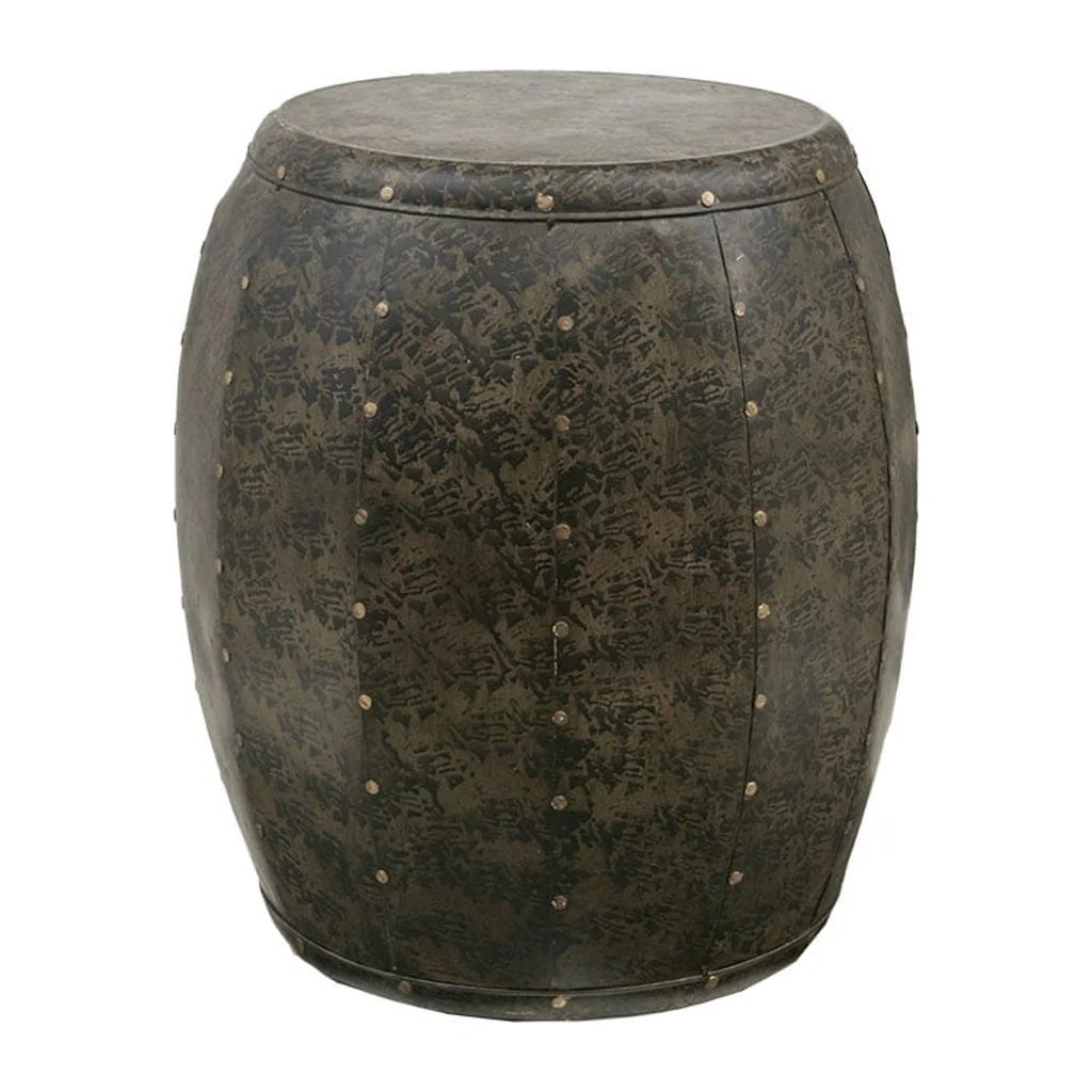 Metal Accent Drum Table Q1201