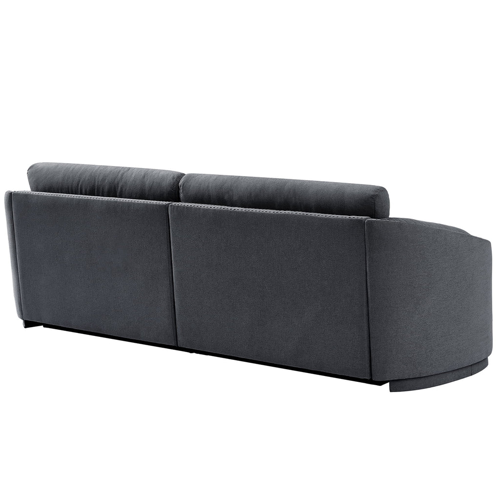 Gray 2 Seat Upholstery Loveseat Sofa L95320