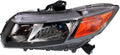 Black Housing Head Light Assembly with Bulbs R372178