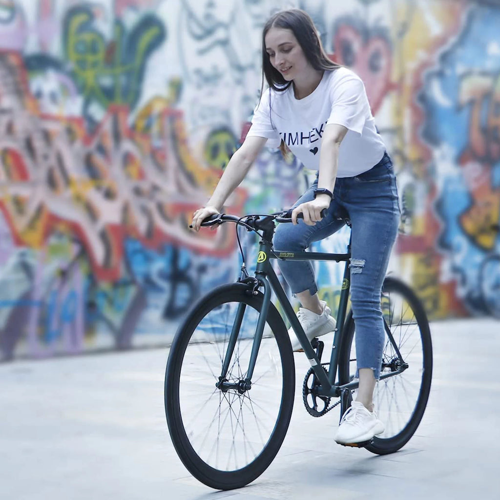 700C Single Speed Fixed Gear Bike Q817328