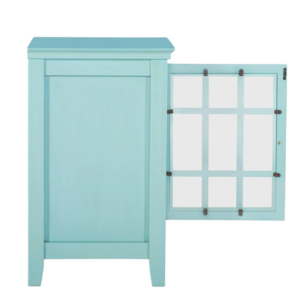 Turquoise Single Door Cabinet W574720