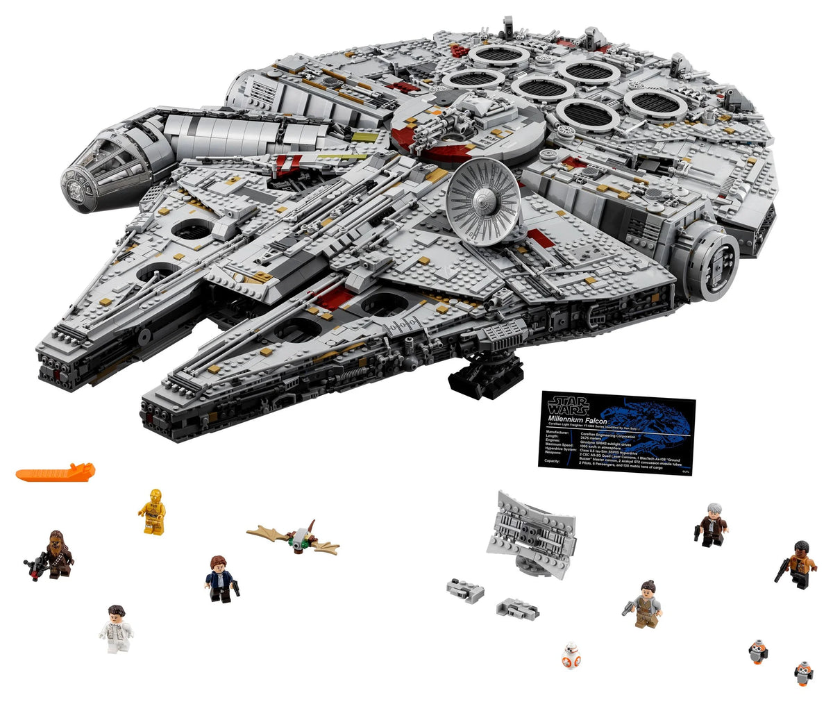Ultimate Millennium Falcon Building Set and Starship Model Kit R22462