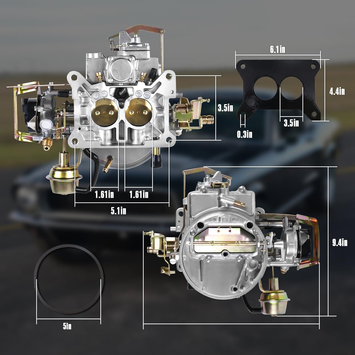 2 Barrel Carburetor 2100 2150 with Electric Choke M1718