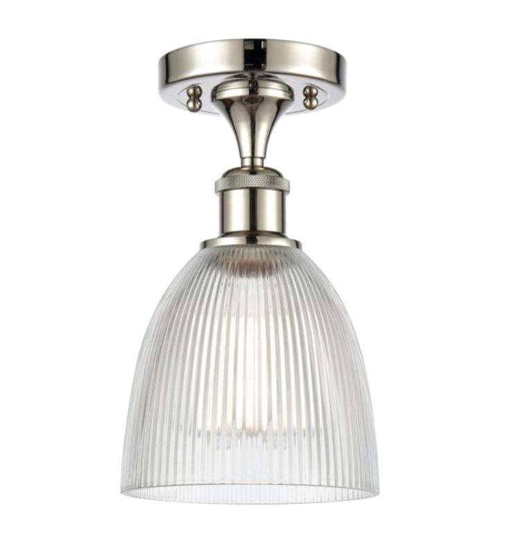 Matte Black 1 Light Semi-Flush Mount Z7450