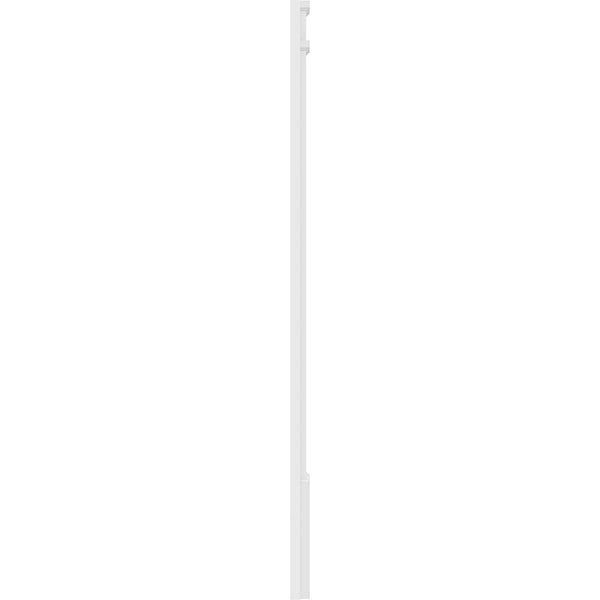 Flat Panel PVC Pilaster with Decorative Capital & Base (Pair) Y54153