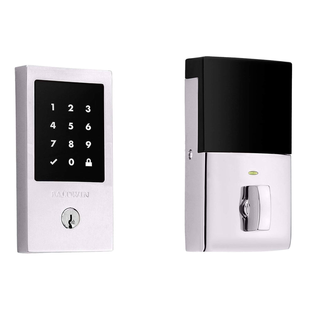 Polished Chrome Touchscreen Electronic Deadbolt I3415