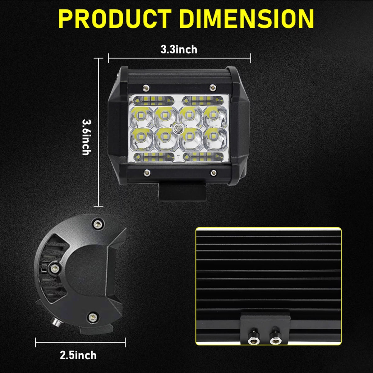 4 Inch Waterproof LED Driving Lights Q271