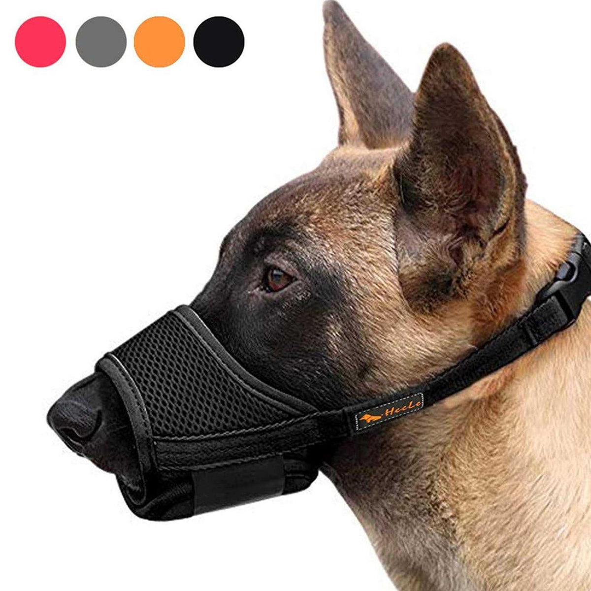 Soft Nylon Adjustable Dog Muzzle T10459