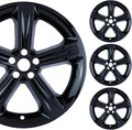 20" Gloss Black Wheel Skin Set ABS Plastic Q77652