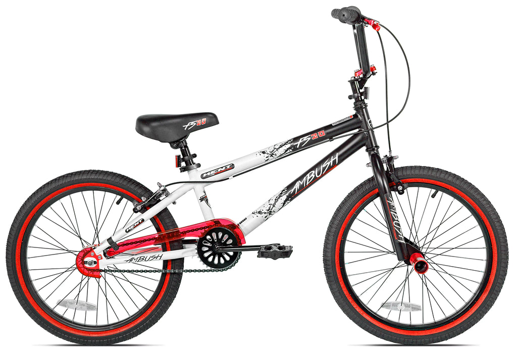 20 In. Black and White BMX Bike A649