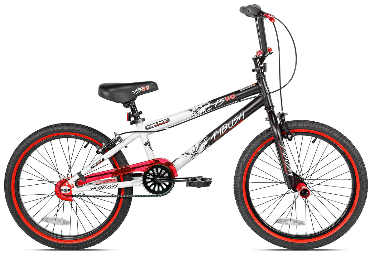 20 In. Black and White BMX Bike A649