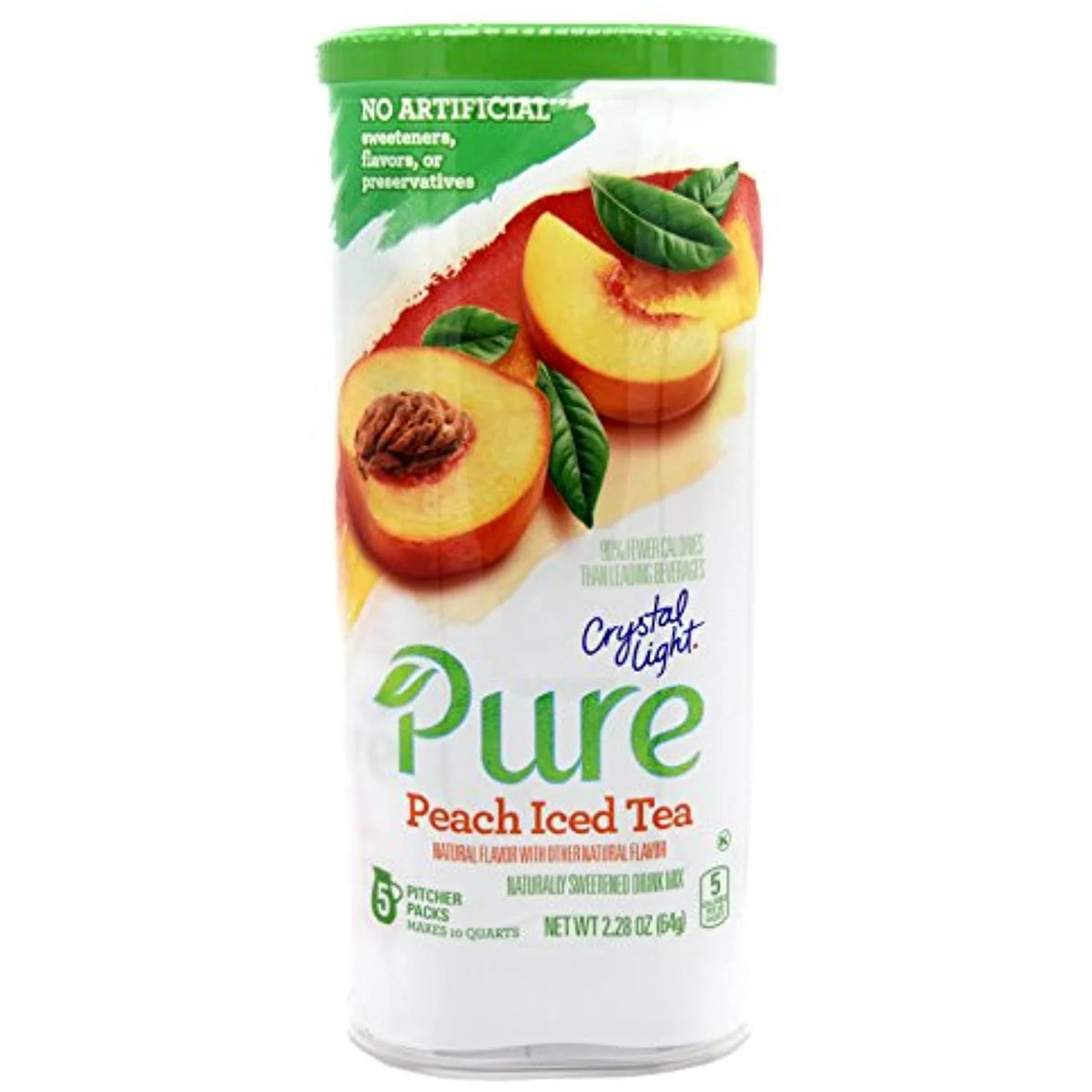 10-Quart Canister (4 Canister Pack) Peach Iced Tea Drink Mix C491778