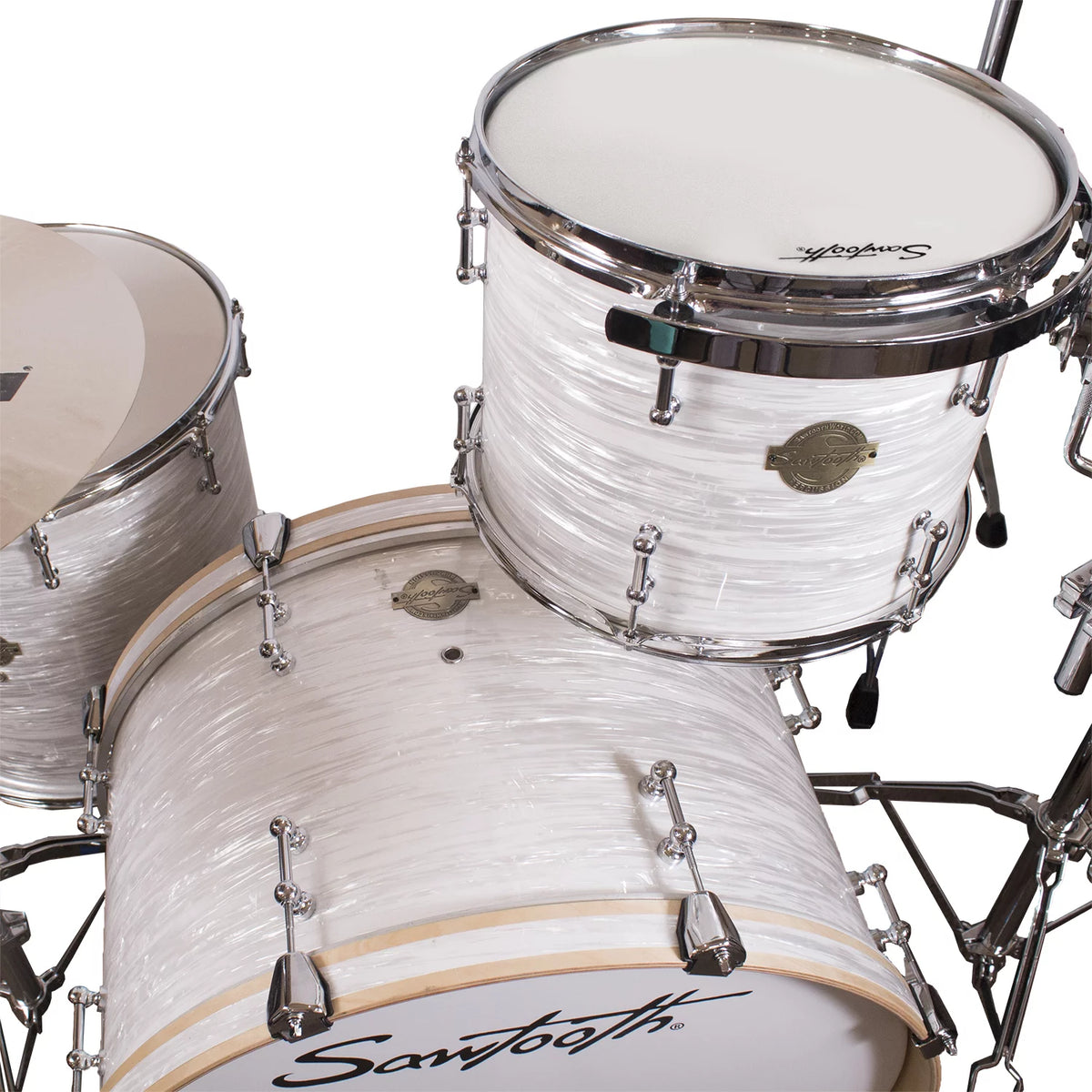 4-Piece Drum Shell Pack with 24" Bass Drum, White Oyster Z1773