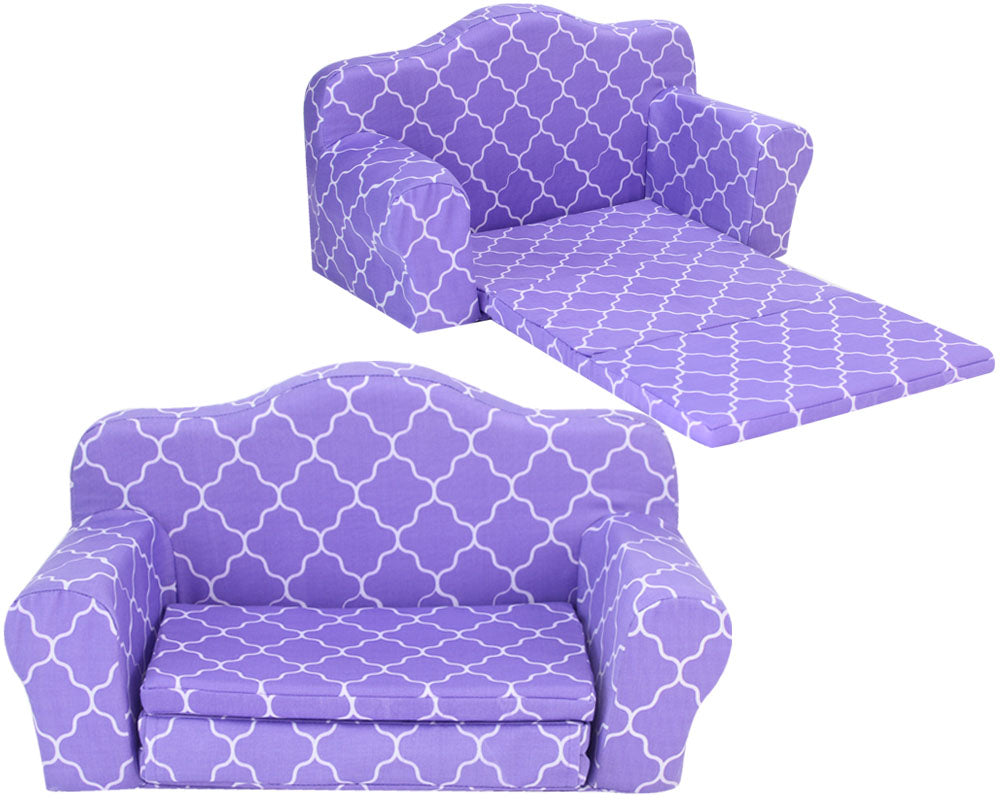 Plush Pull Out Couch/Double Bed for 18" Dolls L2373