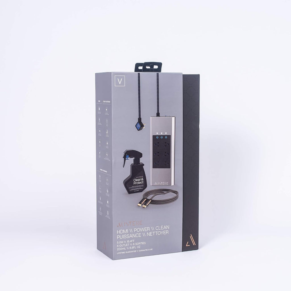 4K Active HDMI Cable 5.0m, 6-Outlet Power, Clean & Protect H793