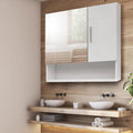 White Wall Mount Bathroom Cabinet K9832