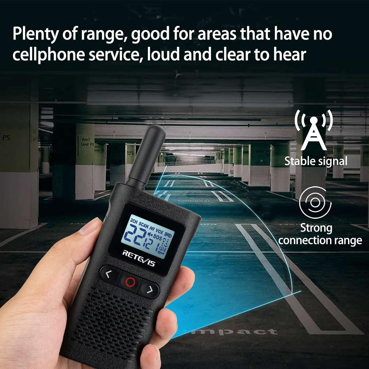 10 Pack Rechargeable Walkie Talkies with Earpiece Q94937