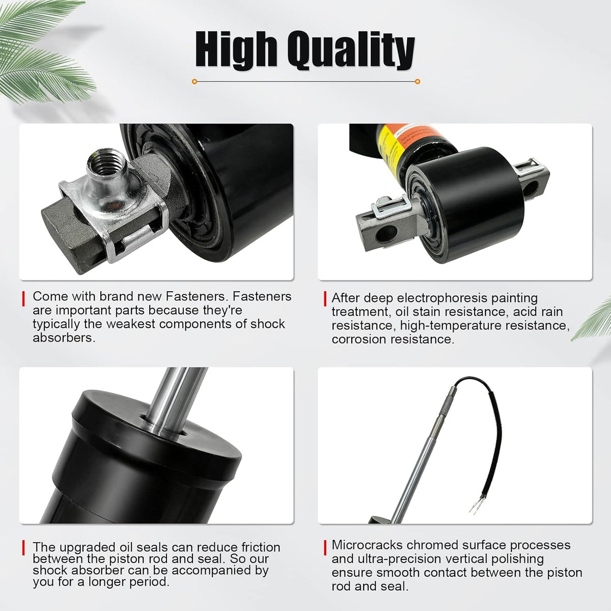 1Pair Front Shocks Absorbers w/Magnetic R19390