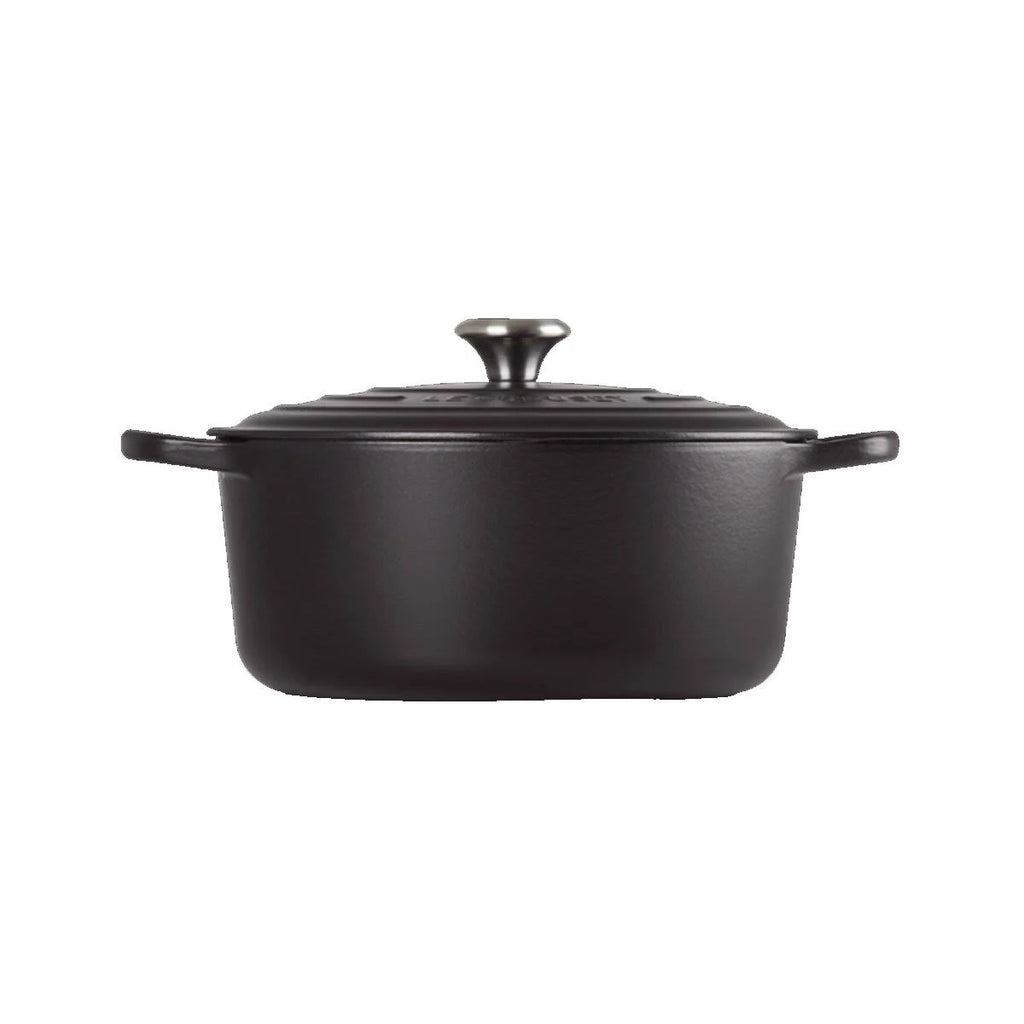 Round Casserole Cast Iron 22 cm Satin Black C88255