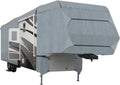 4-Layer 5th Wheel RV Travel Trailer Cover 26'-29'L with Zipper Access D81660