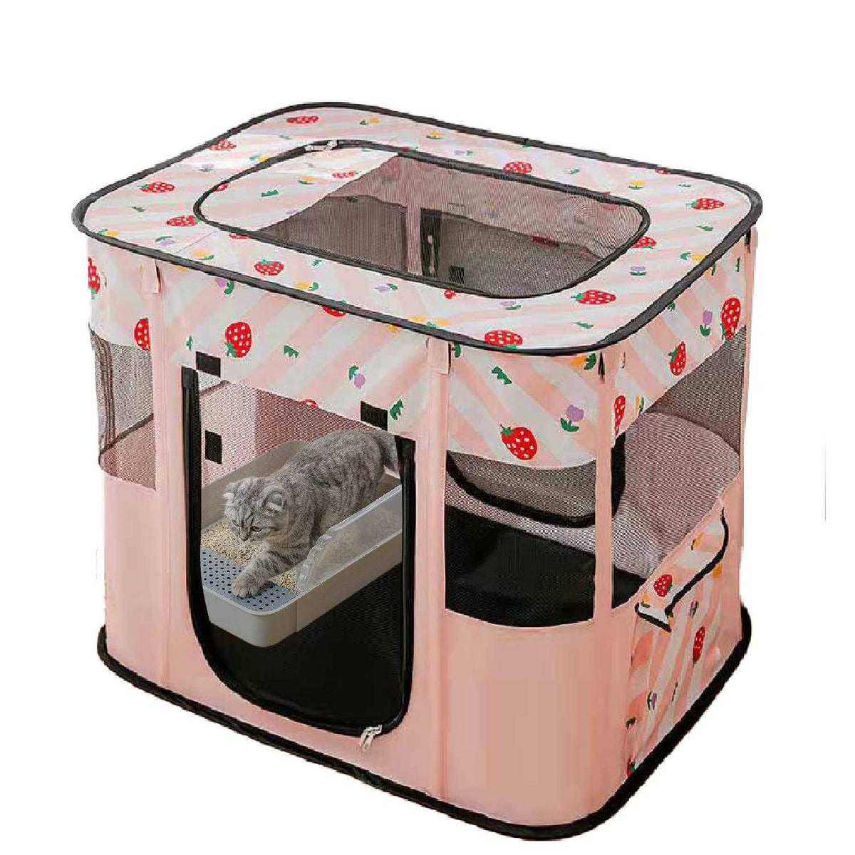 Portable Foldable Pet Playpen A948853