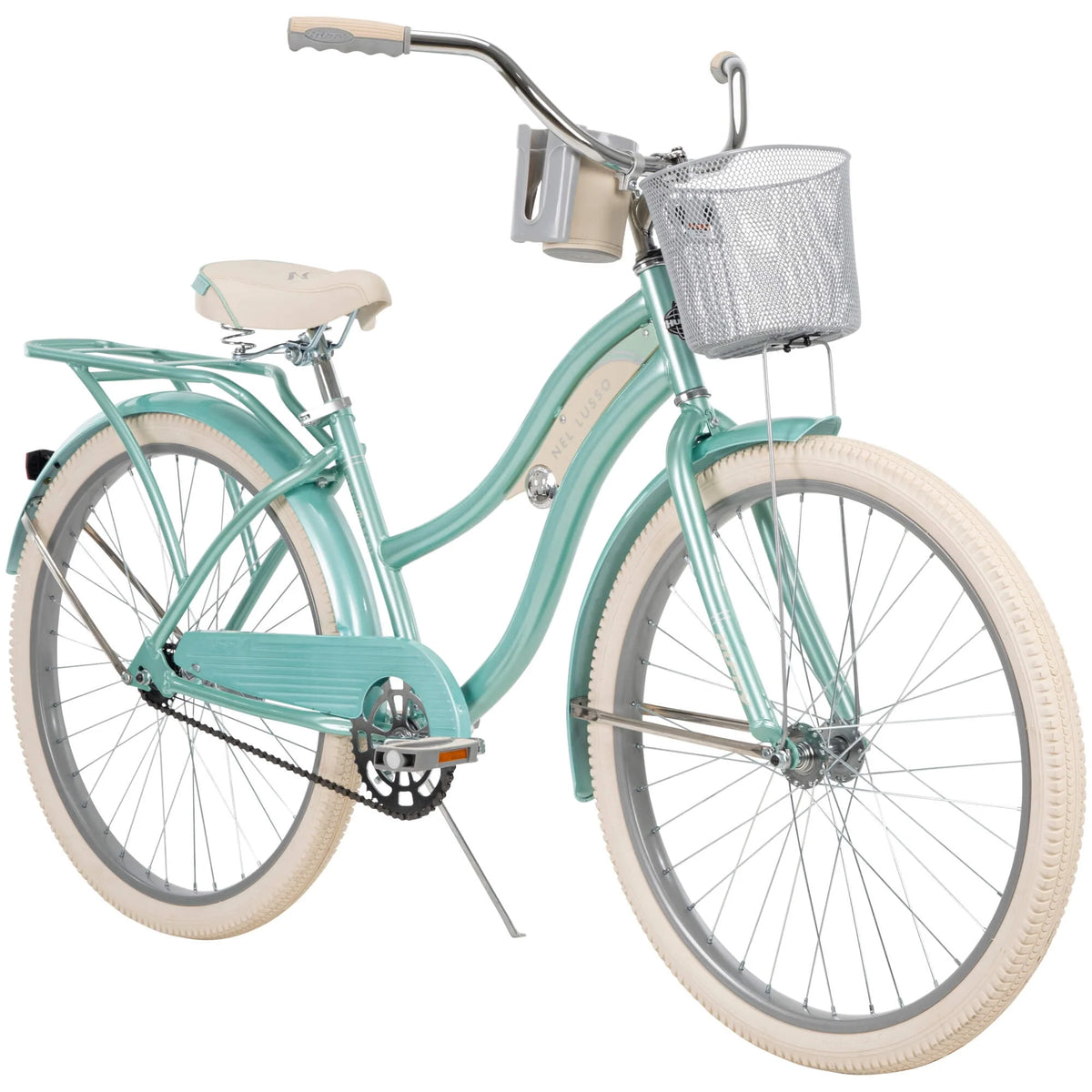 26 Classic Cruiser Bike with Perfect Fit Frame, Light Blue A578375