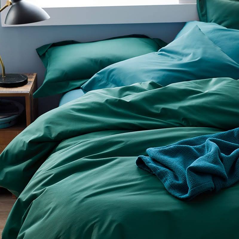 Blue Jay Full Cotton Sateen Duvet Cover R468072