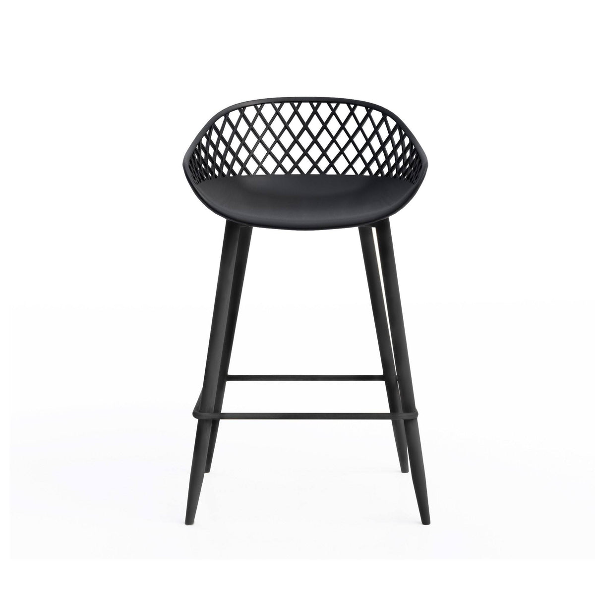 Black Counter Stool Set of 2 Z41249