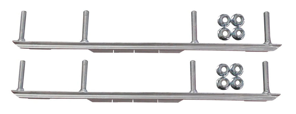 Green BX Snowmobile Skis Complete Kit I97410