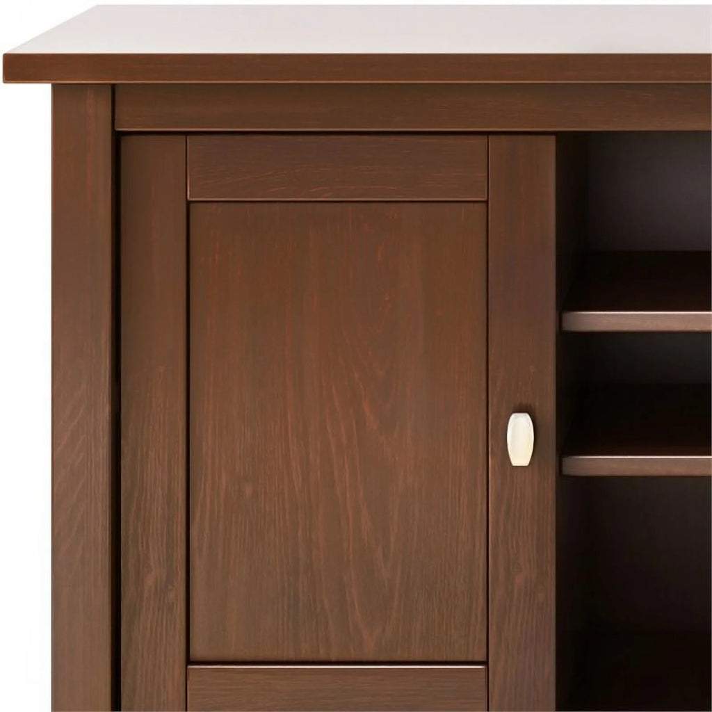 Rustic Wood TV Media Stand W89634