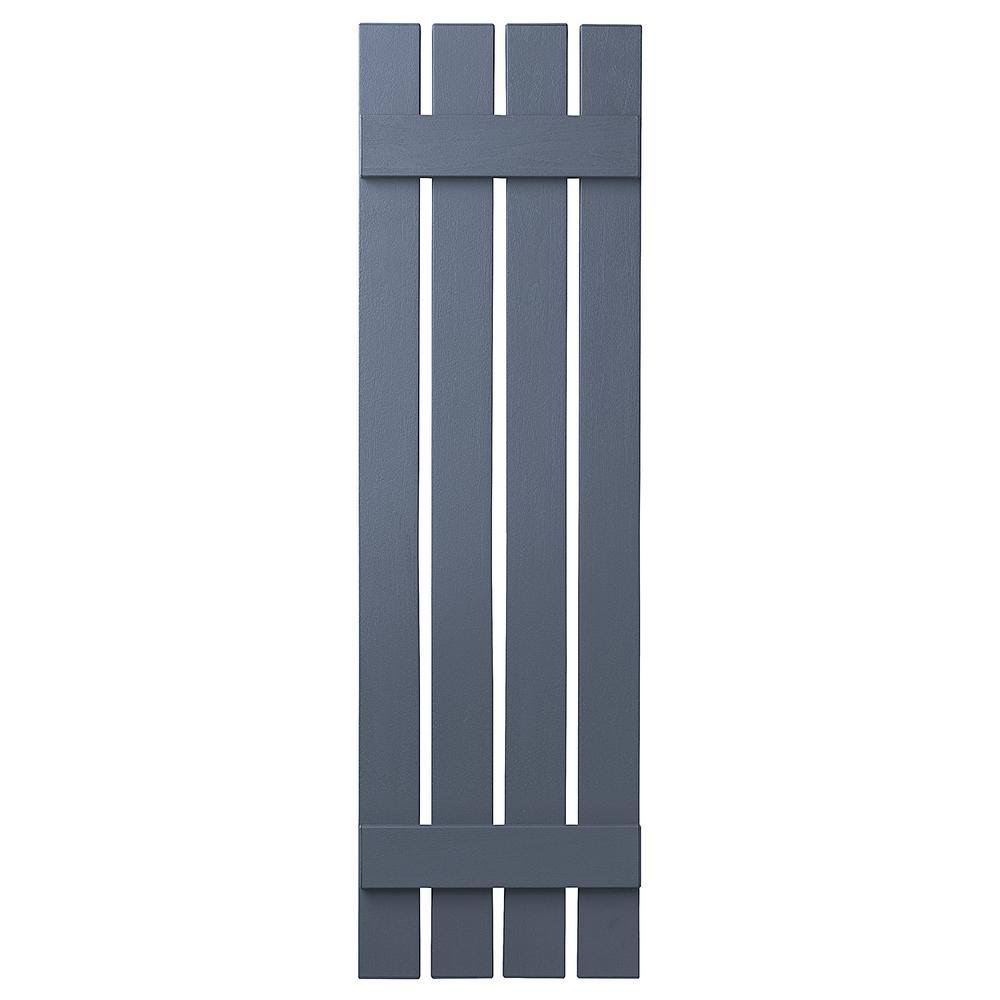 Blue Board and Batten Shutter B50828