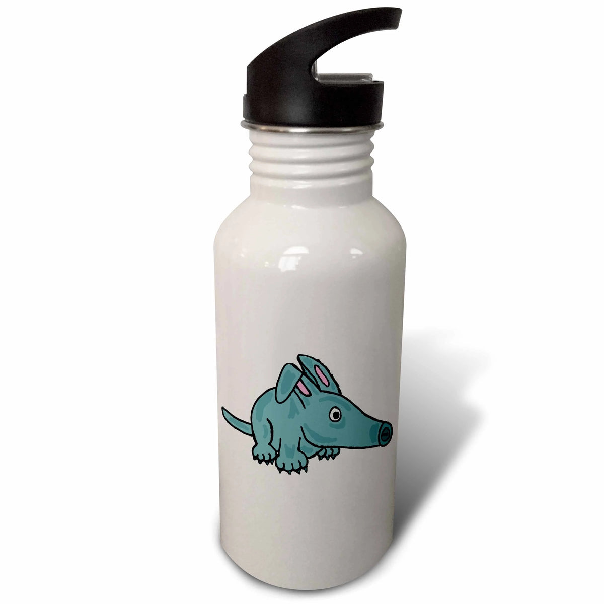 Blue Aardvark Cartoon 21 oz Sports Water Bottle Q12662