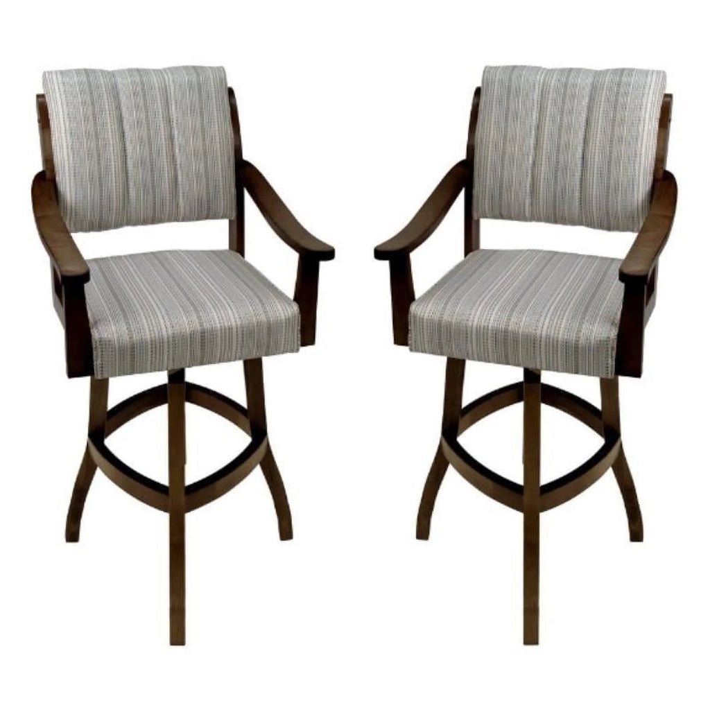 Wood Bar Stool Set of 2 B755