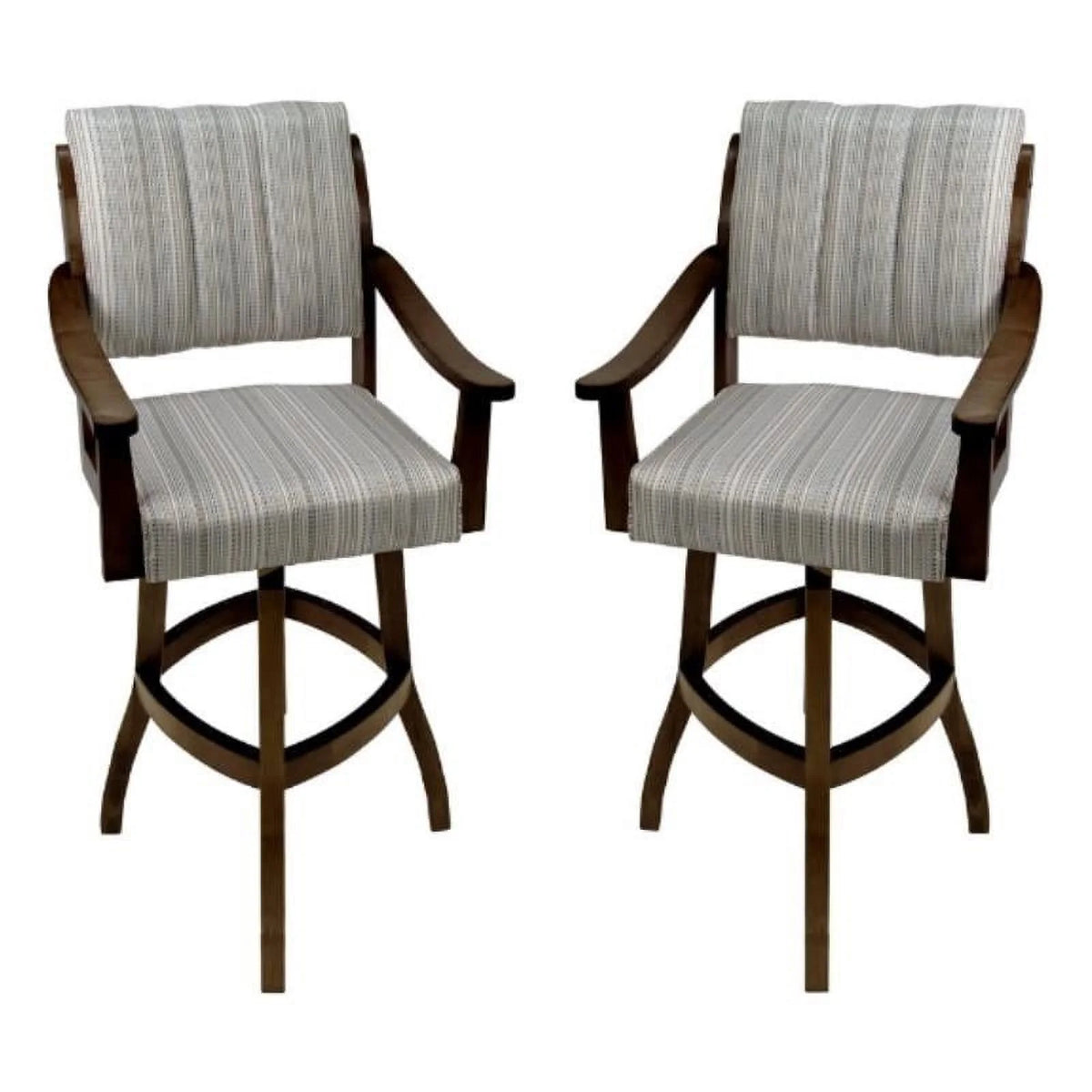 Wood Bar Stool Set of 2 B755